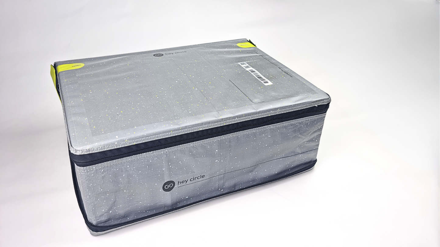 hey circle Box XL – Wiederverwendbare Versandbox (kostensparend, nachhaltig)