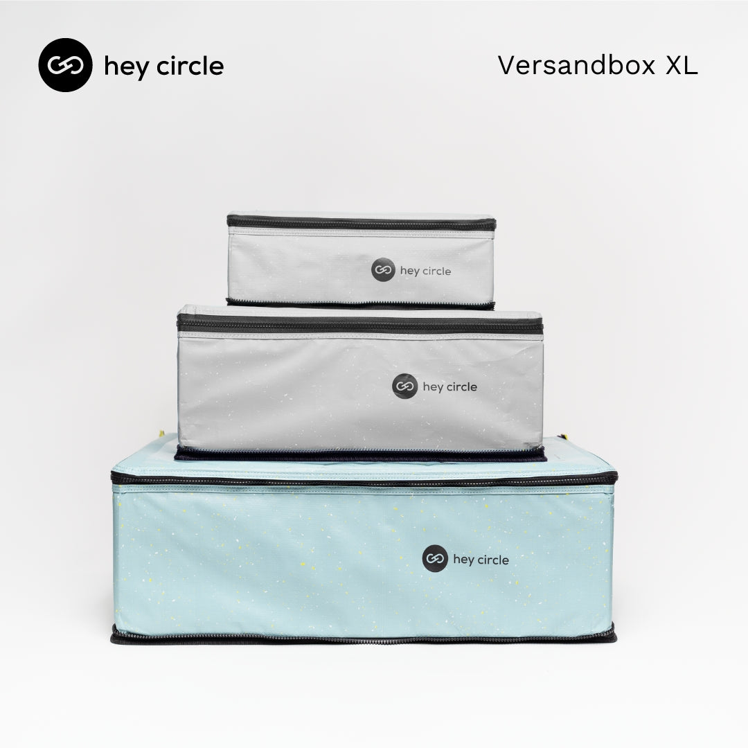 XL Versandbox im Größenvergleich