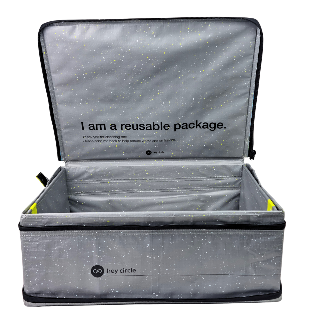 hey circle Box XL – Wiederverwendbare Versandbox (kostensparend, nachhaltig)