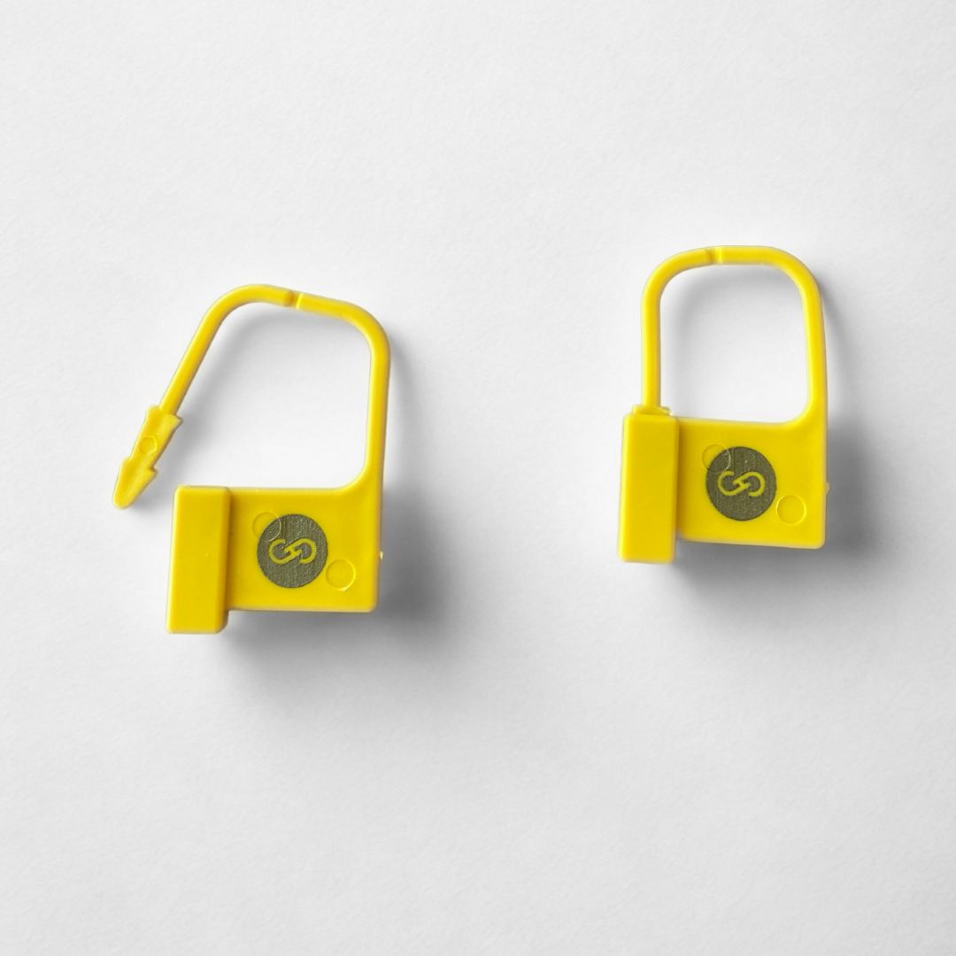 Sicherheits-Plombe für Mehrweg-Boxen und Taschen (100 Stück)