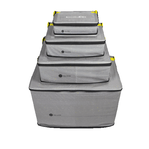 Mehrweg-Box XXL mit zwei Zippern