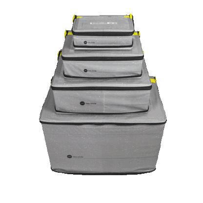Mehrweg-Box XXL mit zwei Zippern