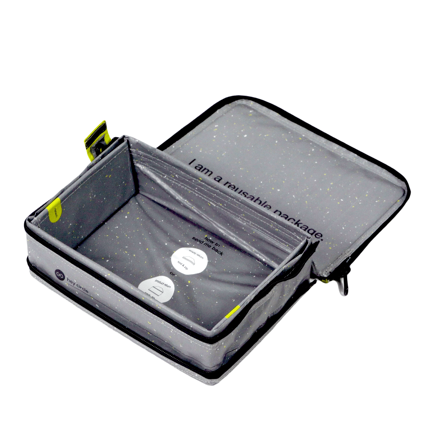 Mehrweg-Box S mit zwei Zippern
