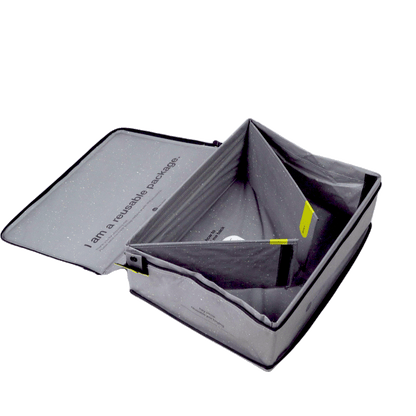 Mehrweg-Box XL mit zwei Zippern