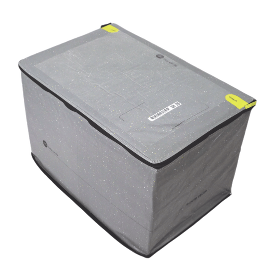 Mehrweg-Box XXL mit zwei Zippern