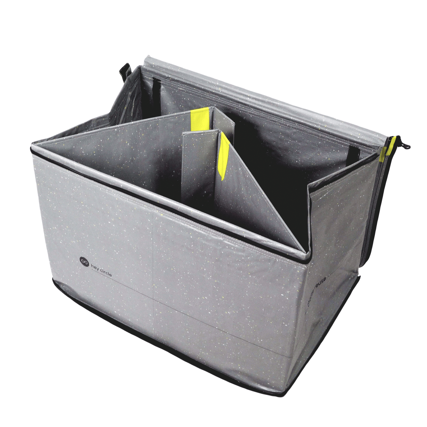 Mehrweg-Box XXL mit zwei Zippern