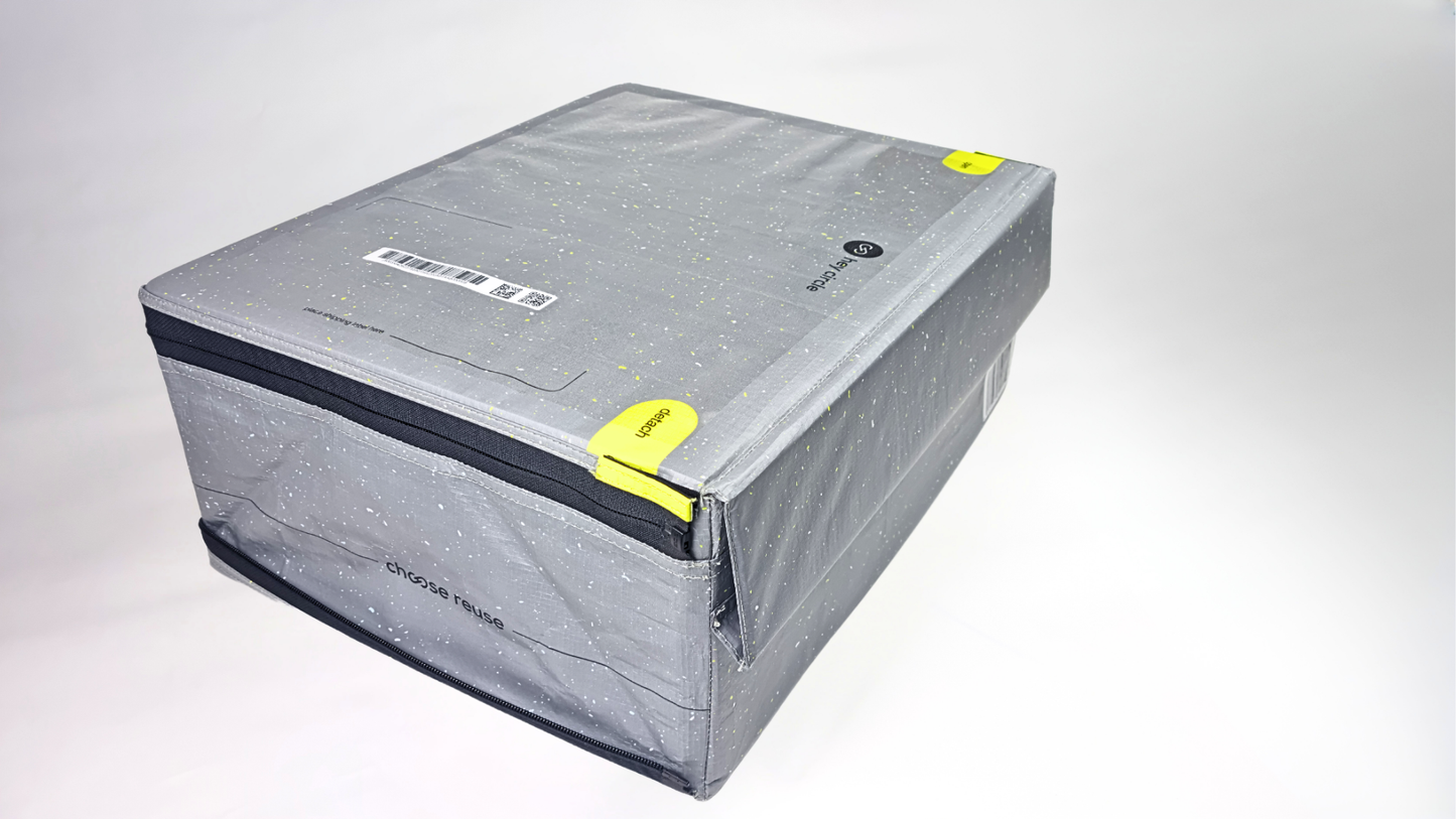 hey circle Box XL – Wiederverwendbare Versandbox (kostensparend, nachhaltig)